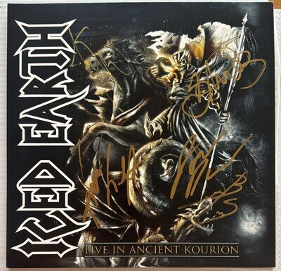 Iced Earth Live in Ancient Kourion 3x LP 2013 New Autographed Read Description
