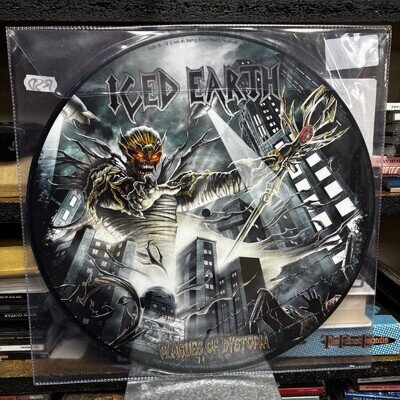 ICED EARTH - Plagues Of Dystopia - NEW PICTURE DISC VINYL LP - RSD - METAL PIC D