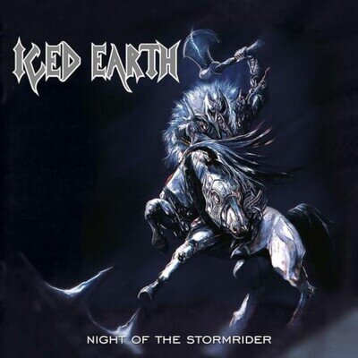 Iced Earth Night of the Stormrider (Blue Marbled Vinyl LP) (Vinyl)