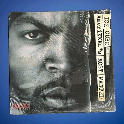 Ice Cube ‎– AmeriKKKa's MOST WANTED 1990 12" UK Release Vinyl MINT CONDISH