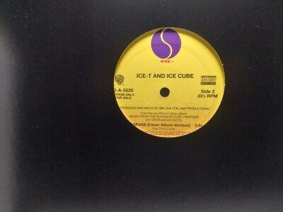 ICE-T + ICE CUBE - TRESPASS (12") 1992!!! RARE PROMO!!! SIR JINX SOUNDTRACK