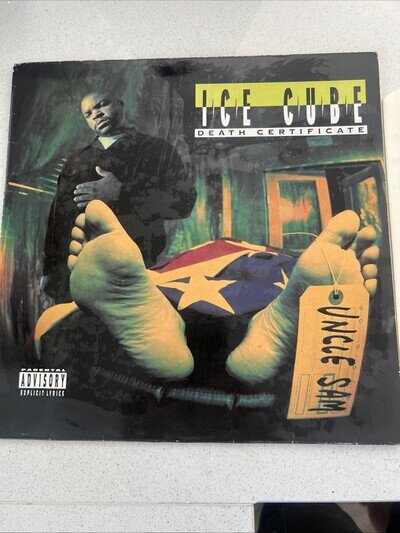 ICE CUBE DEATH CERTIFICATE 1991 OG VINYL EXCELLENT CONDITION.