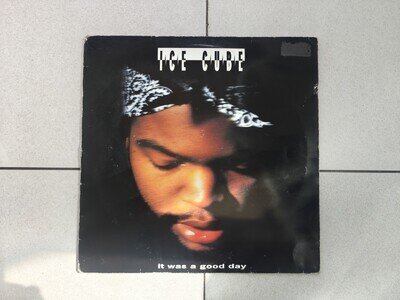 Ice Cube It Was a Good Day Vinyl Record 1992 Rap Hip Hop 12 Inch