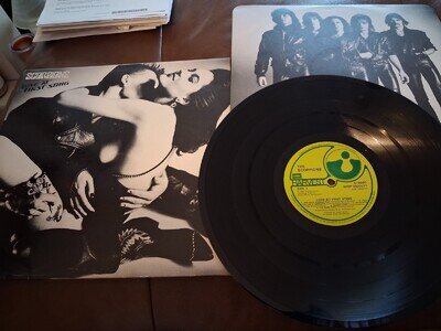 THE SCORPIONS, LOVE AT FIRST STING ORIGINAL UK PRESSING ALBUM ON HARVEST.