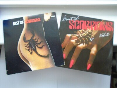 SCORPIONS 2 VINYL collection BEST OF VOL.1 / VOL.2 Canada/Germany 1970s