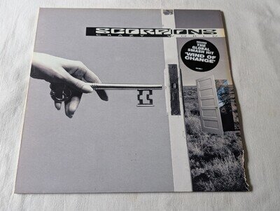 SCORPIONS - CRAZY WORLD (UK/EU 1990 RELEASE - ORIGINAL INNER SLEEVE - VG/VG+)