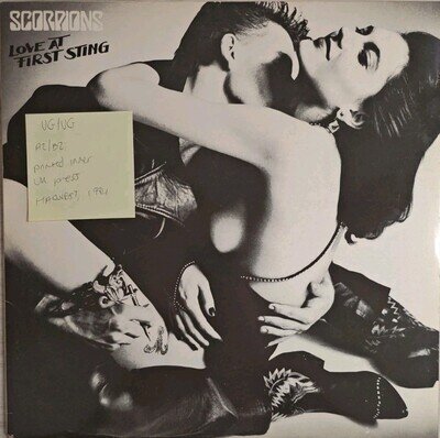 Scorpions Love At First Sting Vinyl Record VG/VG SHSP24-0007 1984