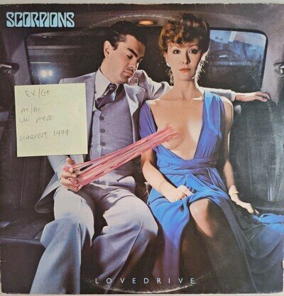 Scorpions Lovedrive Vinyl Record EX/G+ SHSP 4097 1979