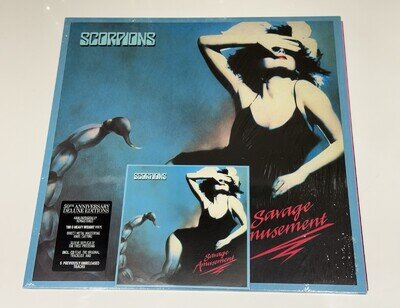 Scorpions Savage Amusement 50th Anniversary Remastered Deluxe VINYL + CD