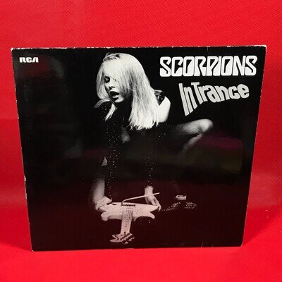 SCORPIONS In Trance 1976 German vinyl LP RCA record Living and Dying Dark Lady