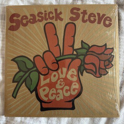 Seasick Steve - Love & Peace. Limited Edition Clear Vinyl.
