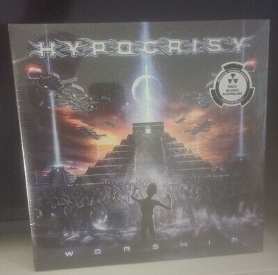 Hypocrisy – Worship. Red and black marble vinyl