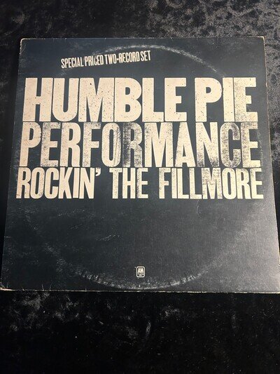 HUMBLE PIE - Performance Rockin The Fillmore EX/VG+ 2x Vinyl LP