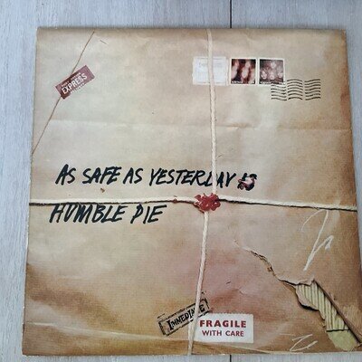 HUMBLE PIE “ AS SAFE AS YESTERDAY IS “ VNYL LP , 1969 PRESSING.