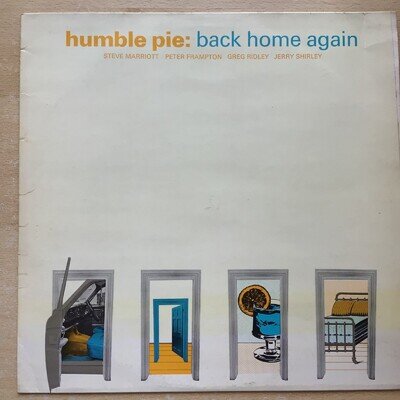 HUMBLE PIE - BACK HOME AGAIN - UK LP - 1976 - IMMEDIATE IML 1005 - VG+
