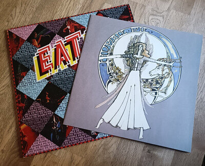 Humble Pie 2x LP Eat It UK Tan A&M 1st Press & INSERT BOOK LOVELY COPY & AUDIO