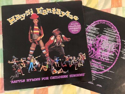 HAYSI FANTAYZEE BATTLE HYMNS FOR CHILDREN SINGING REGARD RG LP 6000 NEW WAVE N.M