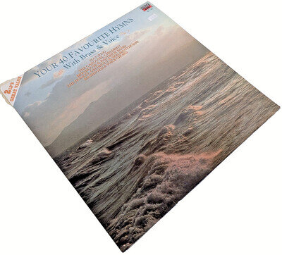 Your 40 Favourite Hymns with Brass & Voice DL1143 Double LP Vintage Record