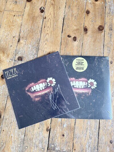 Hozier Unreal Unearth Rare Ochre Vinyl + Signed 12” Print