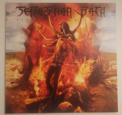 Sebastian Bach Kicking & Screaming Vinyl LP Skid Row Glam Metal First Press