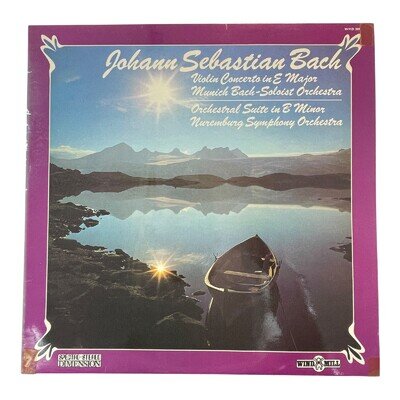 Johann Sebastian Bach Violin Concerto E Major Orchestral Suite Vinyl LP 1973 Win