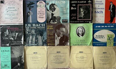 Johann Sebastian Bach - Fifteen 7" Singles/EPs (UK/Germany)