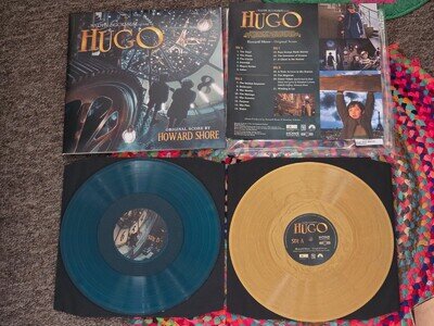 Hugo Original Score 2xLP Gold & Transparent Blue Howard Shore