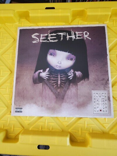 Finding Beauty in Negative Spaces by Seether (Record, 2021) Magenta Marble LP