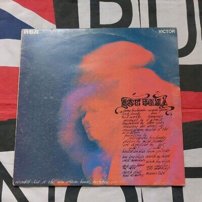 HOT TUNA 12" VINYL LP "HOT TUNA" BLUES ROCK ALBUM PROG