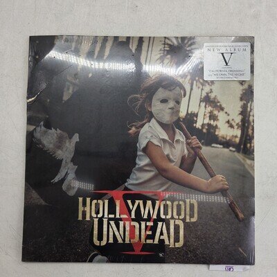 Hollywood Undead Five Limited Edition Metallic Silver Vinyl Sealed 12" LP