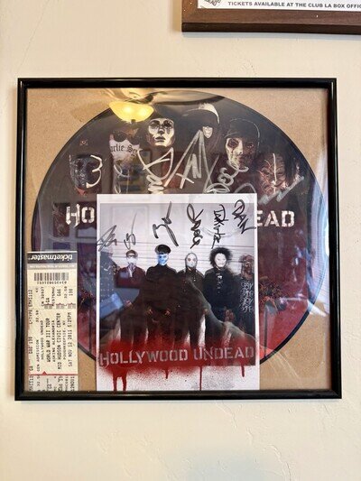 Hollywood Undead American Tragedy Double Signed Vinyl Record Exclusive to 1000