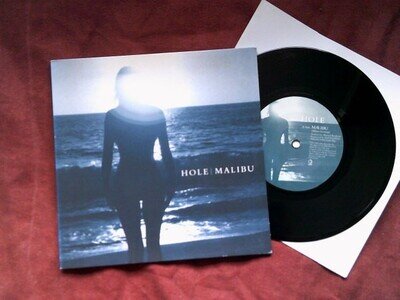 HOLE Malibu RARE 7" 1990s INDIE Rock Courtney Love EX