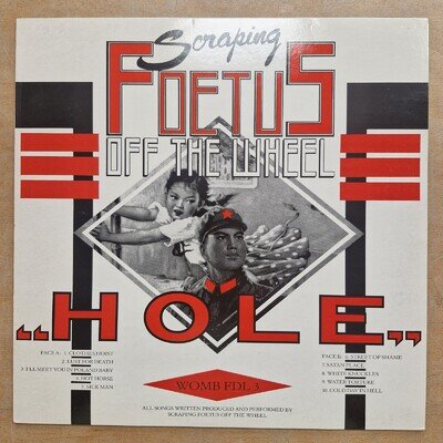SCRAPING FOETUS Hole SELF IMMOLATION WOMB FDL3 VINYL LP 1984