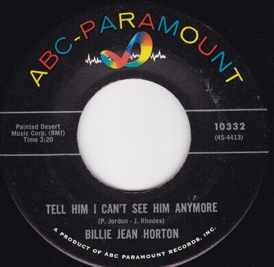 Country--Billie Jean Horton – Tell Him I Can't See Him Anymore - HEAR !!