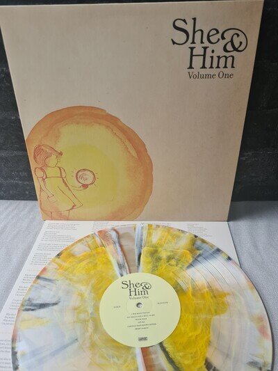 She & Him – Volume One Smash Coloured Vinyl LP Exclusive Limited Edition 1/1000