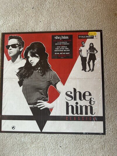 She & Him Classics Vinyl Ex Condition Shrinkwrap M Ward Zooey Deschanel LP