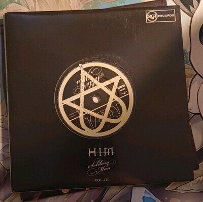 NEVER USED RARE HIM SOLITARY MAN 7" SINGLE VINYL RECORD WITH ETCHED RECORD