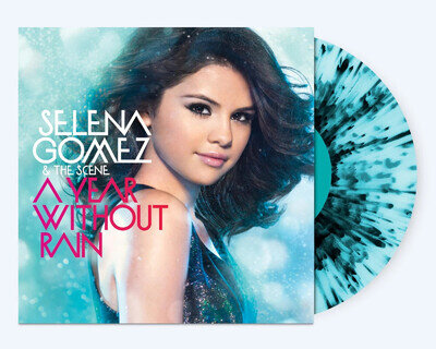 Selena Gomez - A Year Without Rain (Transparent Ice Blue/Black Splatter Vinyl)