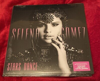 Selena Gomez Stars Dance Vinyl LP NEW SEALED Ltd Grey/Pink Splatter