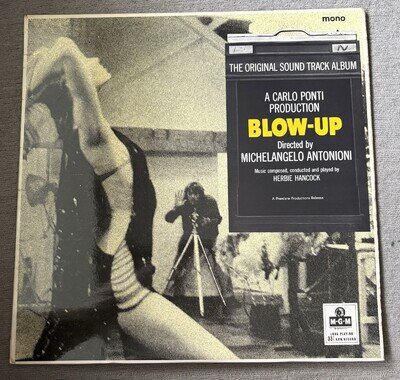 Rare MGM C 8039 Blow Up Soundtrack Herbie Hancock Vinyl Record LP 1967 NM / EX