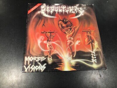 Sepultura - Morbid Visions / Bestial Devastation - Vinyl LP - VG+/VG+