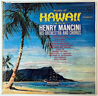 HENRY MANCINI - MUSIC OF HAWAII - 1967 UK RELEASE - VINYL LP STEREO - VG+/VG+