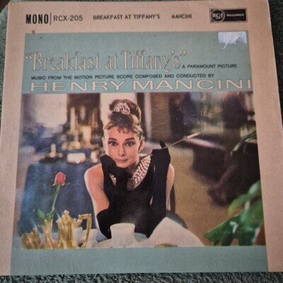Henry Mancini ‎– Breakfast At Tiffany's 7" Vinyl EP - VG+/VG - Free UK Post