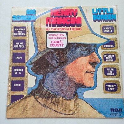 Henry Mancini Big Screen Little Screen LP RCA Victor SF 8257 UK 1972 TV Film
