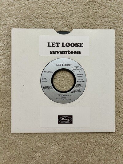 Let Loose Seventeen / Fashion Queen Vinyl Single 7" Vinyl Record Rare