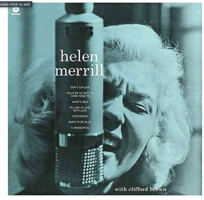 Helen Merrill With Clifford Brown - 180g Vinyl LP - Waxtime 771719