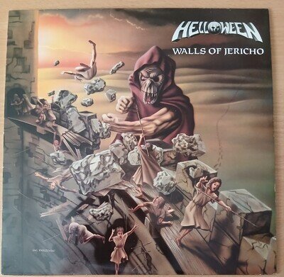 HELLOWEEN walls of jericho ORIGINAL FRENCH LP FREE POSTAGE