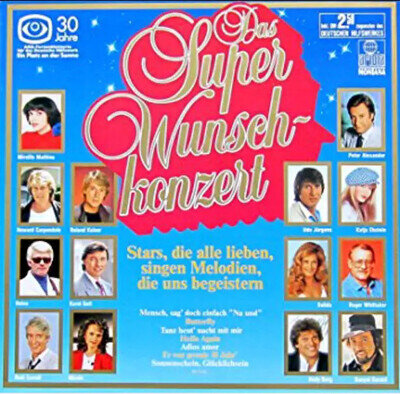 Dalida Udo Jürgens Heino Das Super Wunschkonzert LP 33 RPM Near Mint