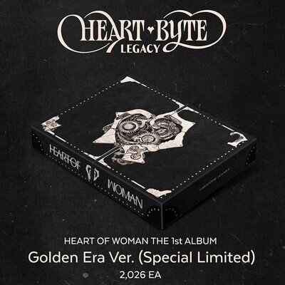 HEART OF WOMAN HEART BYTE:LEGACY 1st Album GOLDEN ERA Ver SPECIAL LIMITED/CD+etc