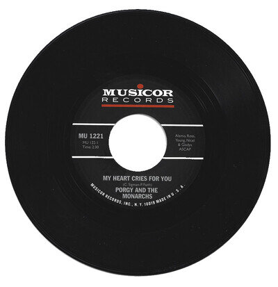 Platters Washed Ashore/ Porgy & The Monarchs My Heart Cries Northern Soul Listen